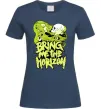 Жіноча футболка Bring me the Horizon toxic Темно-синій фото
