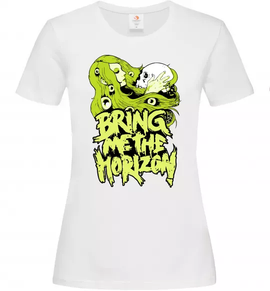 Жіноча футболка Bring me the Horizon toxic Білий фото