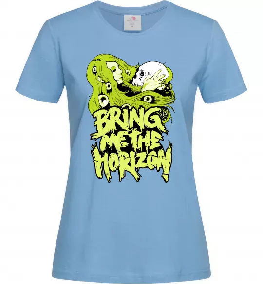 Жіноча футболка Bring me the Horizon toxic Блакитний фото
