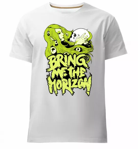 Чоловіча преміум футболка Bring me the Horizon toxic Білий фото