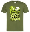 Мужская футболка Bring me the Horizon toxic Оливковый фото