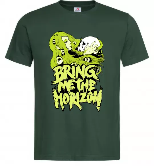 Мужская футболка Bring me the Horizon toxic Темно-зеленый фото