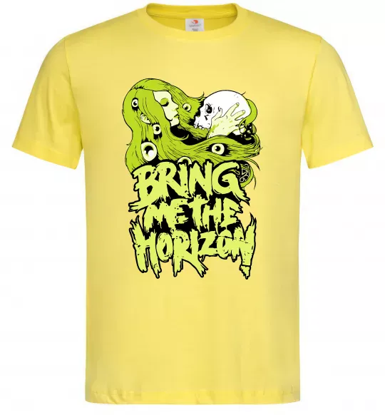 Мужская футболка Bring me the Horizon toxic Лимонный фото