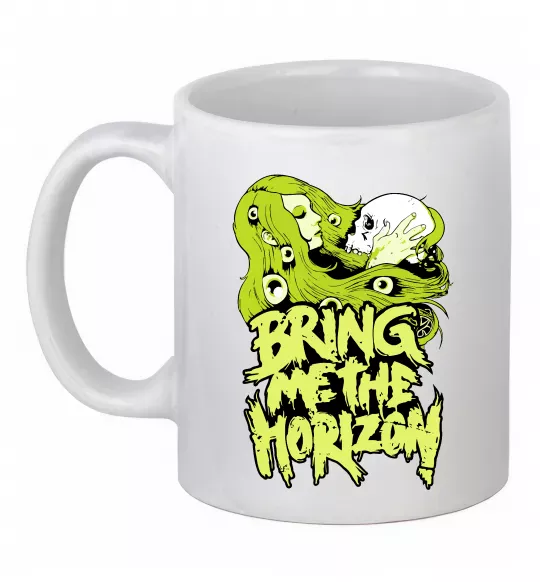Чашка керамическая Bring me the Horizon toxic Белый фото