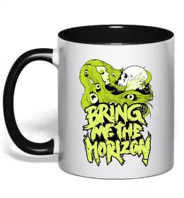 Чашка с цветной ручкой Олівер Сайкс Черный фото