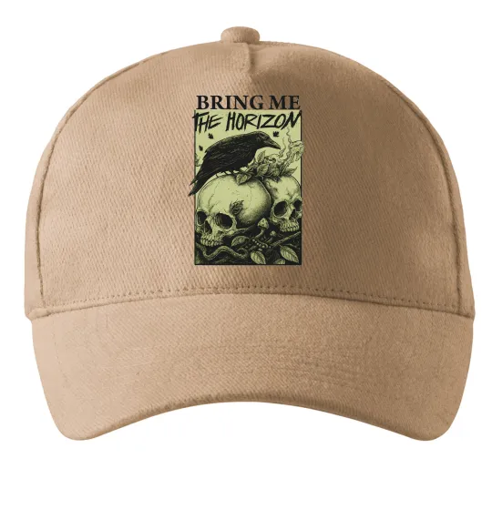 Кепка Bring me the Horizon черепи Песочный фото