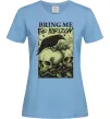 Жіноча футболка Bring me the Horizon черепи Блакитний фото