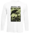 Лонгслів Bring me the Horizon черепи Білий фото