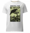 Мужская премиум футболка Bring me the Horizon черепи Белый фото