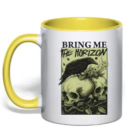 Чашка з кольоровою ручкою