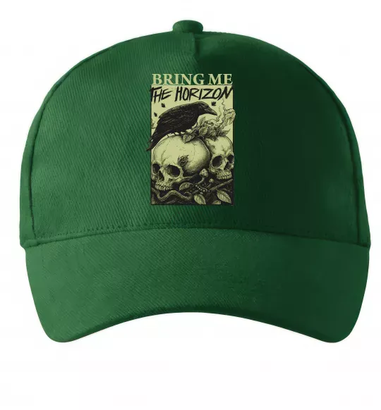 Кепка Bring me the Horizon черепи Темно-зелений фото