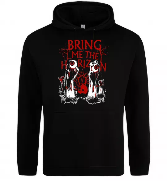 Женская толстовка (худи) Bring me the Horizon Eyes Черный фото