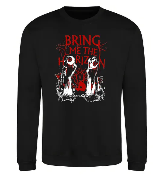 Світшот Bring me the Horizon Eyes Чорний фото