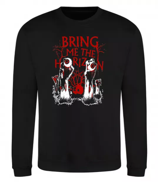 Світшот Bring me the Horizon Eyes Чорний фото