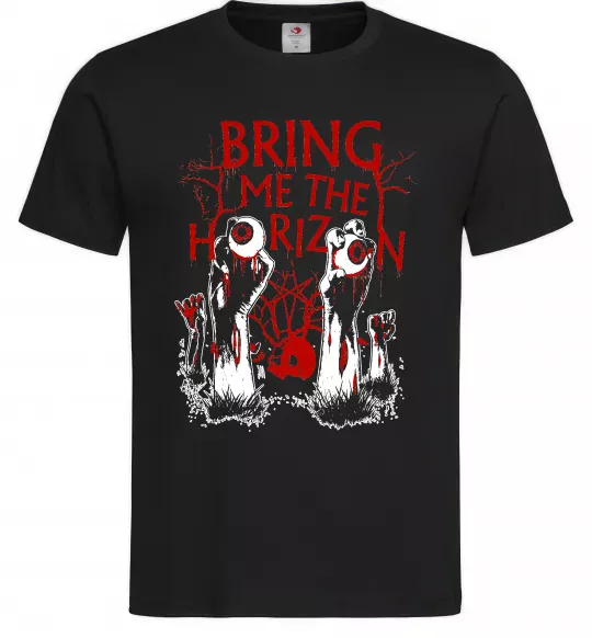 Мужская футболка Bring me the Horizon Eyes Черный фото