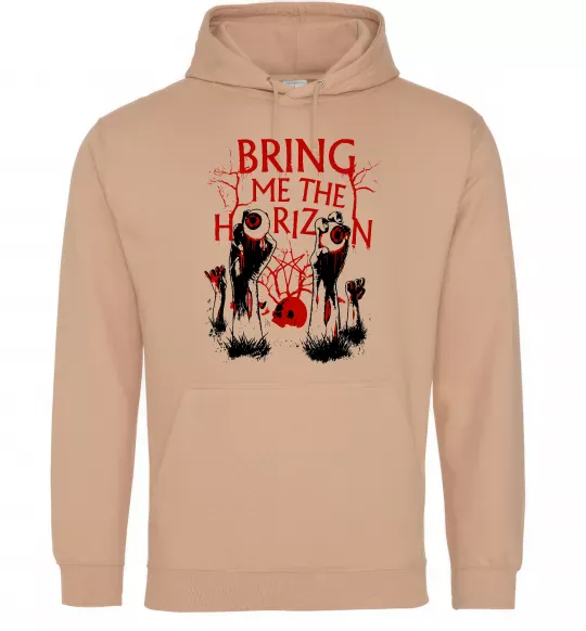 Чоловіча толстовка (худі) Bring me the Horizon Eyes Пісочний фото
