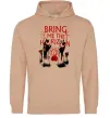 Женская толстовка (худи) Bring me the Horizon Eyes Песочный фото
