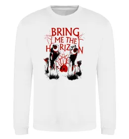 Свитшот Bring me the Horizon Eyes Белый фото