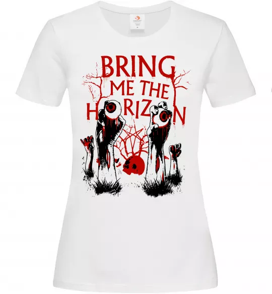 Жіноча футболка Bring me the Horizon Eyes Білий фото