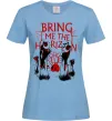 Жіноча футболка Bring me the Horizon Eyes Блакитний фото