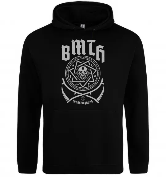 Чоловіча толстовка (худі) BMTH Crooked young Чорний фото