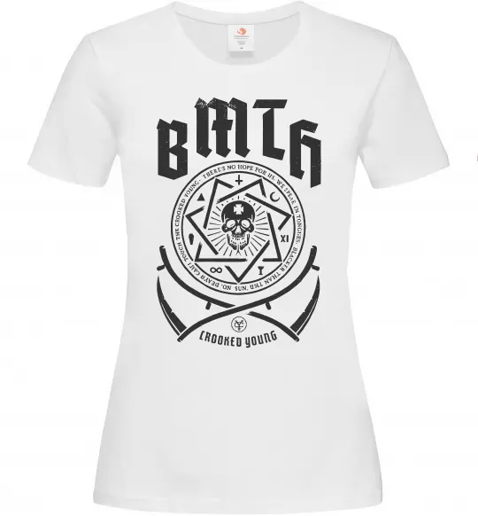 Жіноча футболка BMTH Crooked young Білий фото