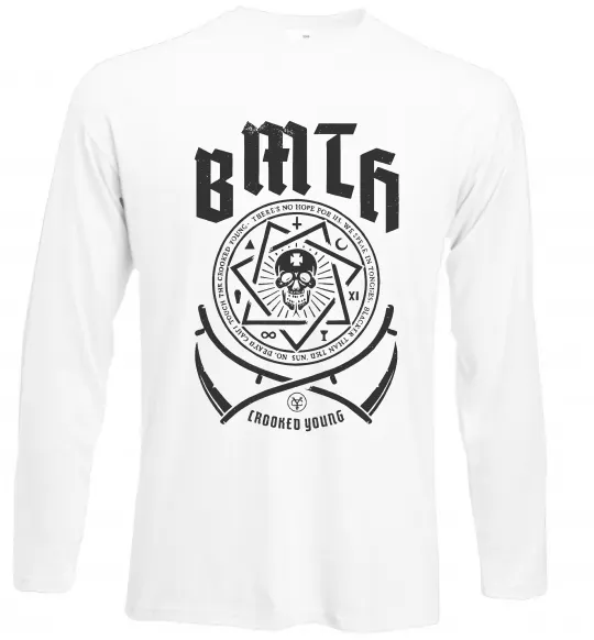 Лонгслив BMTH Crooked young Белый фото