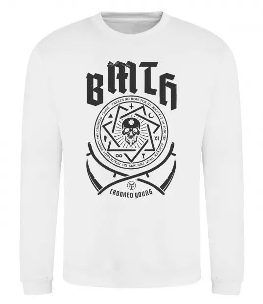 Свитшот BMTH Crooked young Белый фото