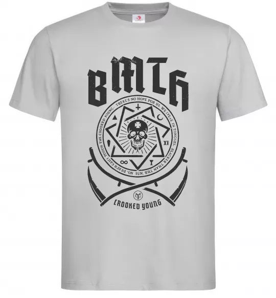 Чоловіча футболка BMTH Crooked young Сірий фото