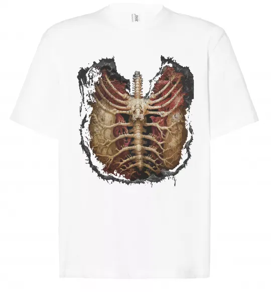 Футболка Оверсайз BMTH Ribcage Білий фото