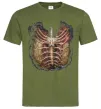 Чоловіча футболка BMTH Ribcage Оливковий фото