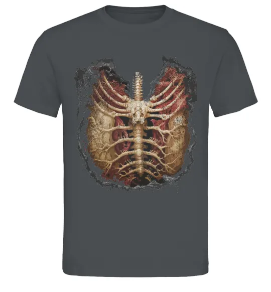 Чоловіча футболка BMTH Ribcage Графіт фото