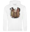 Жіноча толстовка (худі) BMTH Ribcage Білий фото