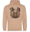 Жіноча толстовка (худі) BMTH Ribcage Пісочний фото