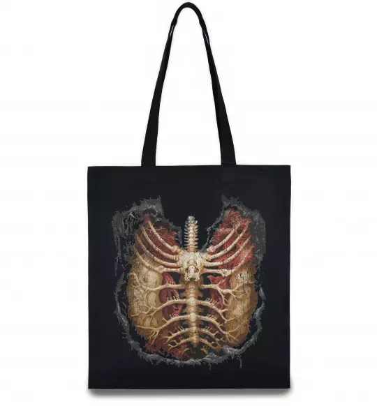 Еко-сумка BMTH Ribcage Чорний фото
