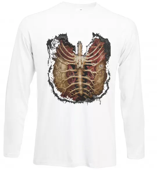 Лонгслив BMTH Ribcage Белый фото
