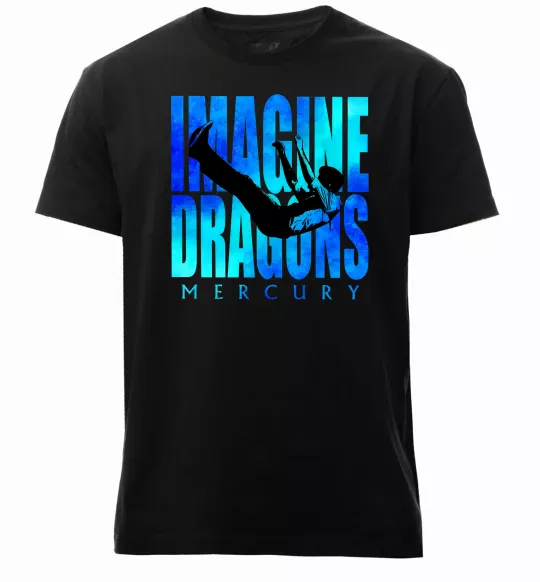 Мужская премиум футболка Imagine Dragons Mercury Черный фото