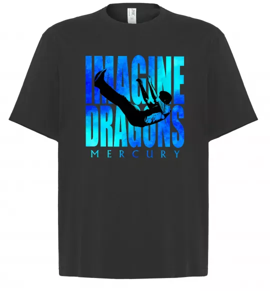 Футболка Оверсайз Imagine Dragons Mercury Чорний фото