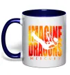 Чашка з кольоровою ручкою Imagine Dragons Mercury Глибокий темно-синій фото