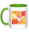 Чашка з кольоровою ручкою Imagine Dragons Mercury Зелений фото