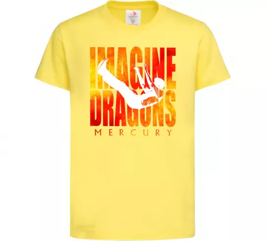 Дитяча футболка Imagine Dragons Mercury Лимонний фото
