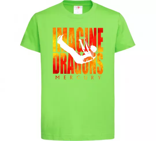 Дитяча футболка Imagine Dragons Mercury Лаймовий фото