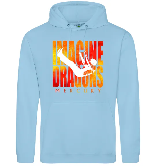 Чоловіча толстовка (худі) Imagine Dragons Mercury Блакитний фото