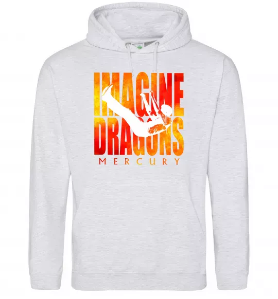 Жіноча толстовка (худі) Imagine Dragons Mercury Сірий меланж фото