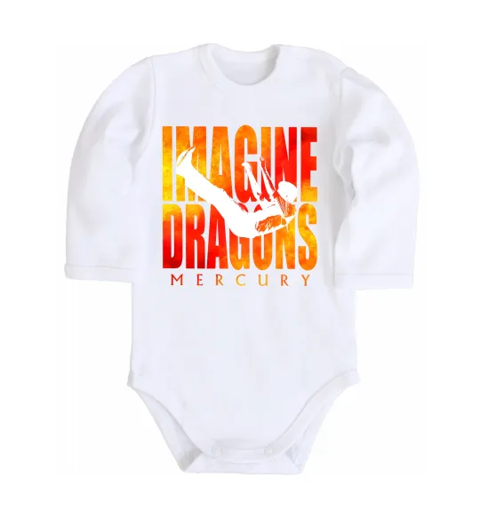 Детский боди Imagine Dragons Mercury Белый фото