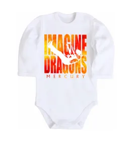Дитячий бодік Imagine Dragons Mercury Білий фото