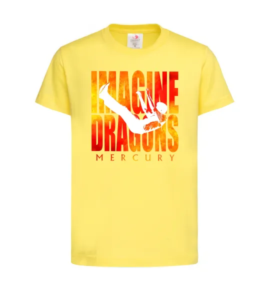 Дитяча футболка Imagine Dragons Mercury Лимонний фото