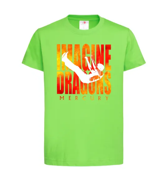 Дитяча футболка Imagine Dragons Mercury Лаймовий фото