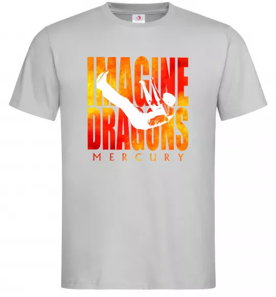 Мужская футболка Imagine Dragons Mercury Серый фото