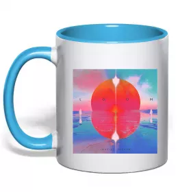 Чашка с цветной ручкой